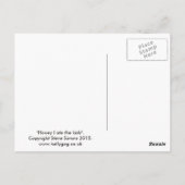 ハニー食べIザキズ ポストカード (裏面)