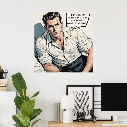 ハニー1950のロマンス漫画のポスター ポスター (ホームオフィス)