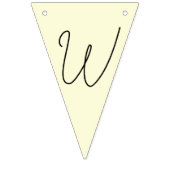 ハニー/のまわりにフローライエローウェルカムベビー バンティングフラッグ (第3の旗)