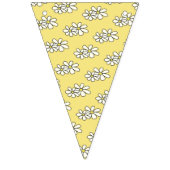 ハニー/のまわりにフローライエローウェルカムベビー バンティングフラッグ (第1の旗)