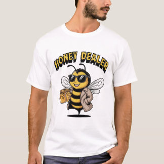 ハニー ディーラー: 養蜂家の父ギフト、水彩画の蜂 Tシャツ