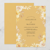 ハニー＋ペタル結婚式 招待状 (正面/裏面)
