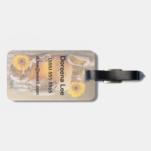 ハニー ラゲッジタグ (裏面横)