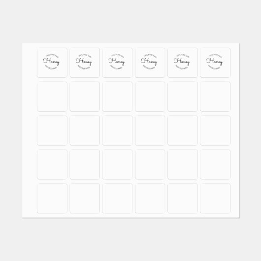 ハニー ラベル (シート)