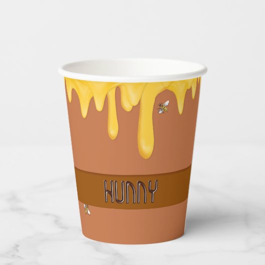ハニー 紙コップ (裏面)