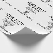 ハヌアカユダヤ人が8泊おもしろいする ラッピングペーパー (角)