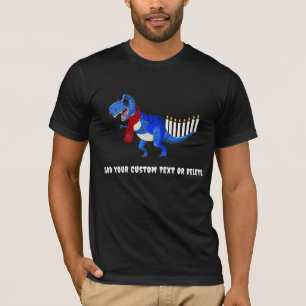 ハヌカおもしろいメノロザルスレックス恐竜シャツ Tシャツ