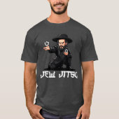 ハヌカおもしろいー柔術実空手シャツ – 武術Ar Tシャツ (正面)