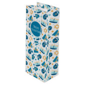 ハヌカお洒落ーパターン ワインギフトバッグ (正面アングル)