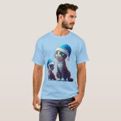 ハヌカねこ Tシャツ (正面フル)