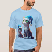ハヌカねこ Tシャツ (正面)