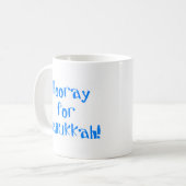 ハヌカのおめでとう コーヒーマグカップ (正面左)