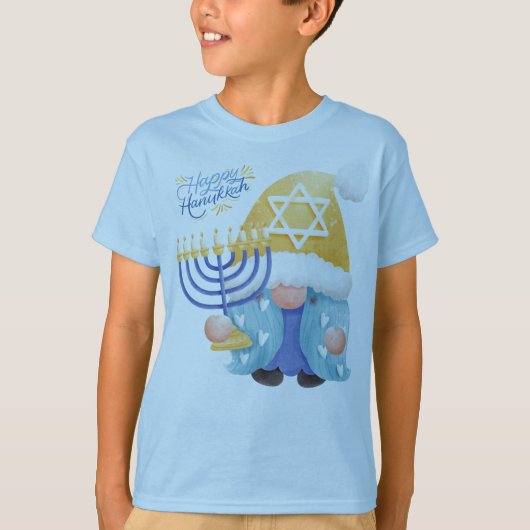 ハヌカのおめでとう Tシャツ (正面)