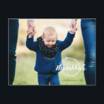 ハヌカのお祝い 雪の泡のリース フォト ポストカード<br><div class="desc">おしゃれでかわいいハヌカのお祝い 雪の泡のリースのホリデー フォト ポストカードは、このホリデー シーズンに友達や家族全員にぴったりです。 家族の名前と年をテキストでカスタマイズし、お子さん、ペット、または家族全員の写真と交換することができます。</div>