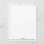 ハヌカのご挨拶カード シーズンカード (裏面)