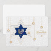 ハヌカのご挨拶  ホリデーカード (正面/裏面)