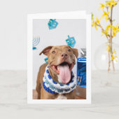 ハヌカのカード カード (黄色い花)