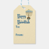 ハヌカのギフトタグ ギフトタグ (裏面)