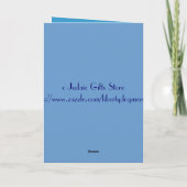 ハヌカのグリーティングカード – Notecards - Holiday Gift シーズンカード (裏面)