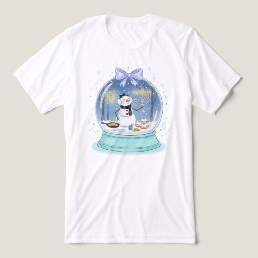 ハヌカのスノードーム トライブレンドＴシャツ (デザイン正面)