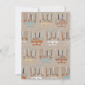 ハヌカのチャラ・デイ・パーティ 招待状 (裏面)