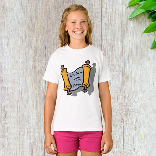 ハヌカのトーラ スクロール ユダヤの祝日 セレブレーション Tシャツ