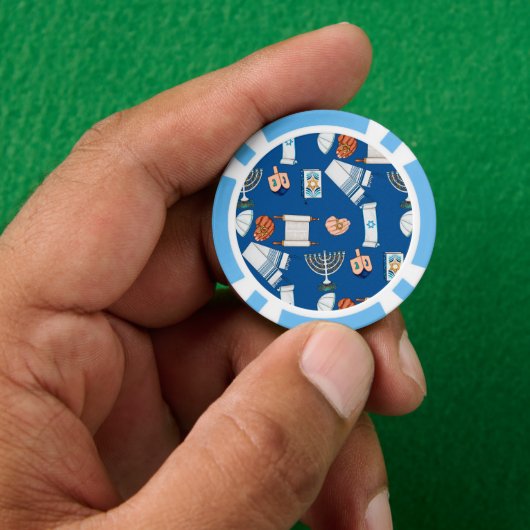 ハヌカのポーカーチップ ポーカーチップ (手)