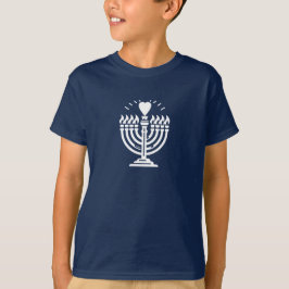 ハヌカの愉快な家族：母、父、子供たち Tシャツ