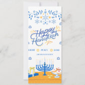 ハヌカの祝いをしよう カード (裏面)