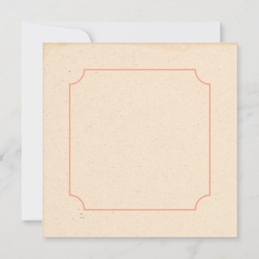 ハヌカの祝賀カード（封筒付き） 招待状 (裏面)