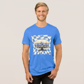 ハヌカの面白い67ジョークの男女兼用Tシャツ トライブレンドＴシャツ (正面全面)