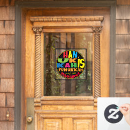 ハヌカはフヌカーの窓にしがみつく ウィンドウサイン