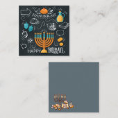 ハヌカをお祝いください ノートカード (正面/裏面)