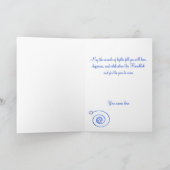 ハヌカエレガントーグリーティングカード シーズンカード (内部)