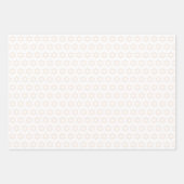 ハヌカエレガントーホリデーパターン金ゴールド ラッピングペーパーシート (正面2)