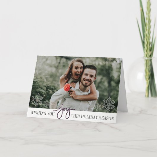 ハヌカエレガントーJoy折り畳みフォトカード シーズンカード (正面)