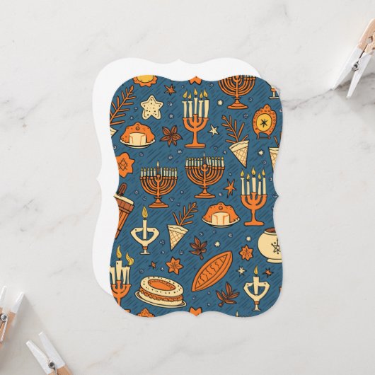 ハヌカカード カード (正面/裏面インサイチュ)