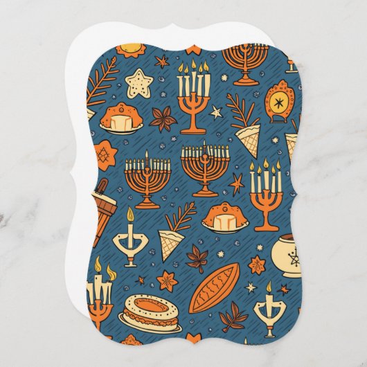 ハヌカカード カード (正面/裏面)