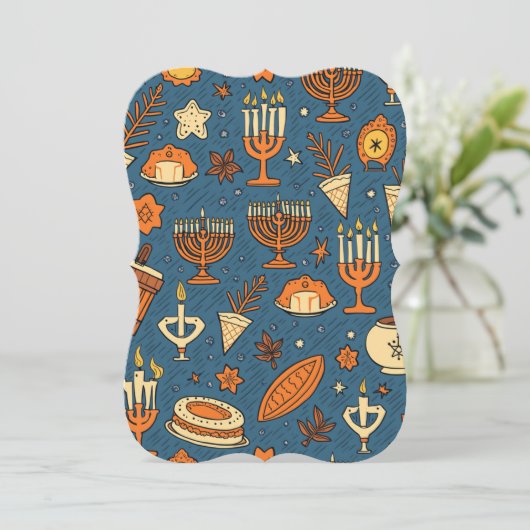 ハヌカカード カード (スタンド正面)