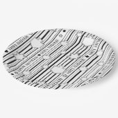 ハヌカストライプーの星とドレイデス ペーパープレート (アングル)