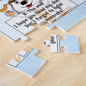 ハヌカストーリーパーソナライズされたパズル/16 x 20 ジグソーパズル (側面)