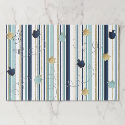 ハヌカティアウェイランチョンマットパッドザニューエレガントトー ペーパーパッド (正面)