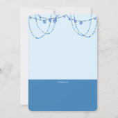 ハヌカディナーパーティの招待状 招待状 (裏面)