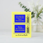 ハヌカハガキ広告 ポストカード (スタンド正面)