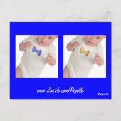 ハヌカハガキ広告 ポストカード (裏面)