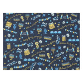 ハヌカパーソナライズされたーパーティー(ユダヤ教)メノラードレデル テーブルクロス (正面(横))