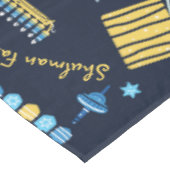 ハヌカパーソナライズされたーパーティー(ユダヤ教)メノラードレデル テーブルクロス (アングル)