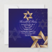 ハヌカパーティの招待状 招待状 (裏面)