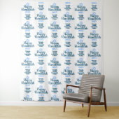 ハヌカパーティーの背景写真 タペストリー (インサイチュ)