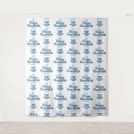 ハヌカパーティーバックドロップ写真背景 タペストリー